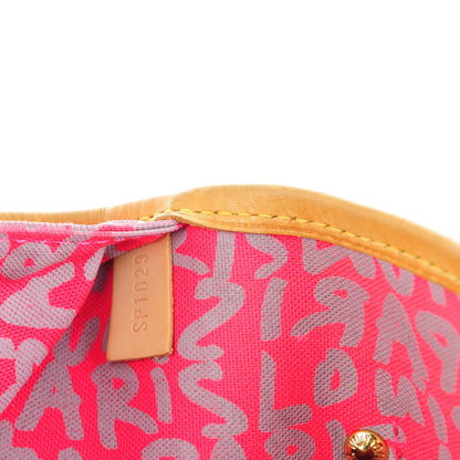 Louis Vuitton Monogram Graffiti Neverfull GM Fuchsia 7 of 8