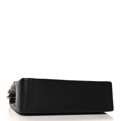 Chanel Lambskin Quilted XL Jumbo Single Flap Black 4 of 11