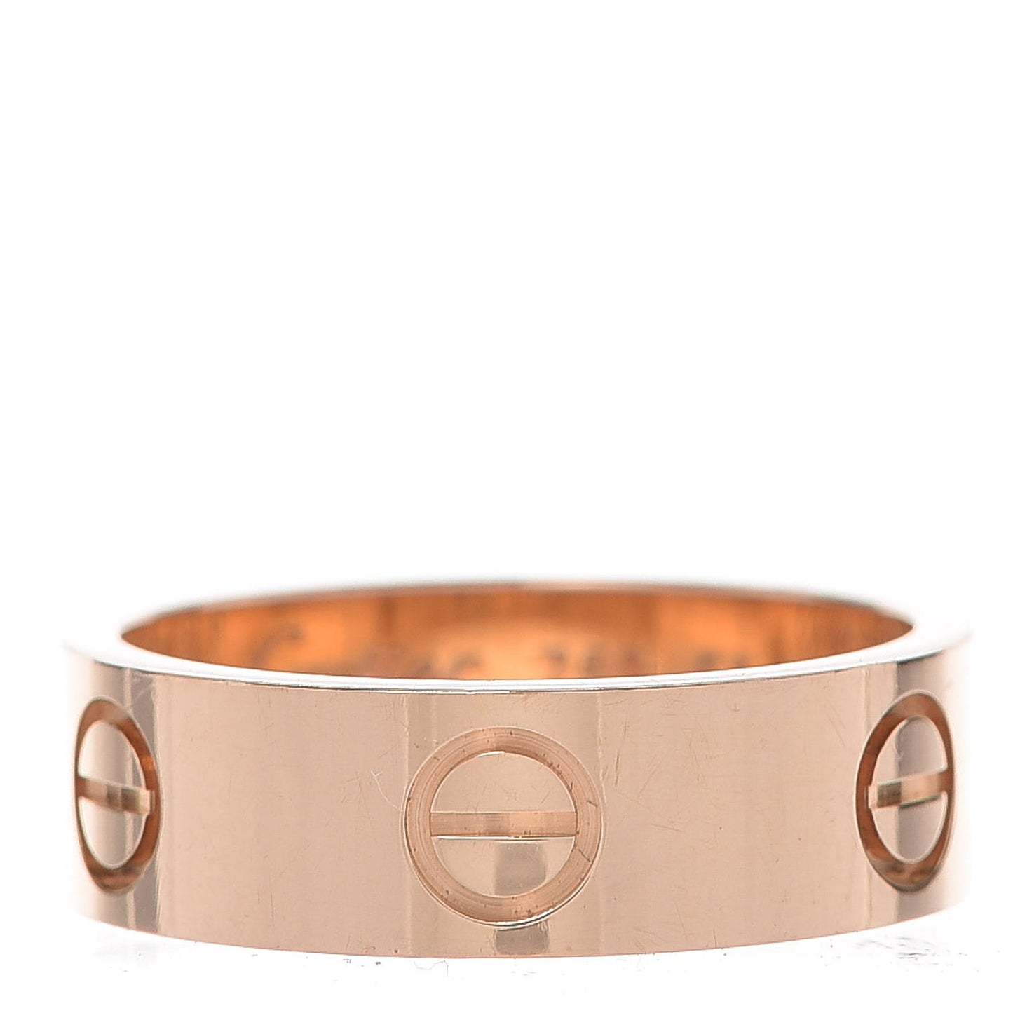 18K Pink Gold 5.5mm LOVE Ring 51 5.75