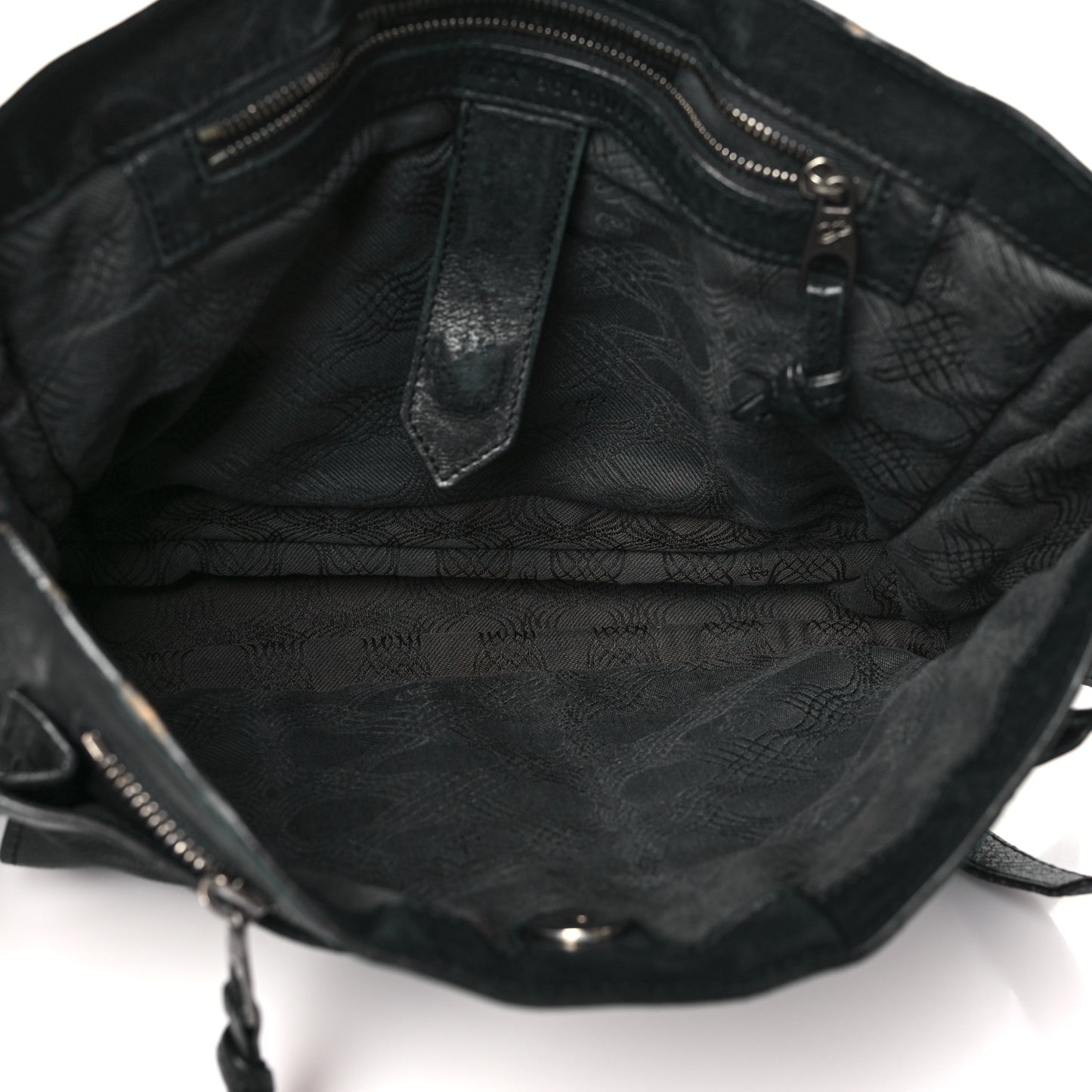 Lambskin Medium PS1 Plus Zip Satchel Black