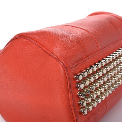 Alexander Wang Pebbled Lambskin Rocco Tangerine Pale Gold Hardware 11 of 13