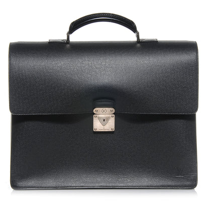 Louis Vuitton Taiga Neo Robusto 3 Compartment Briefcase Ardoise Black 1 of 7