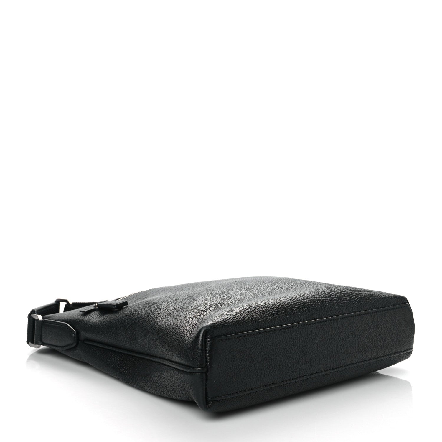MCM Grained Calfskin Medium Crossbody Bag Black 3 of 8