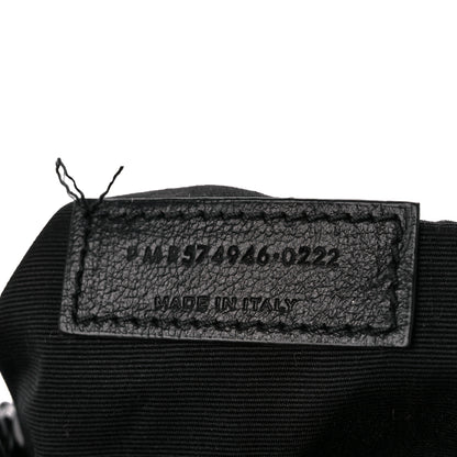 Saint Laurent Calfskin Y Quilted Monogram Monochrome Medium Loulou Chain Satchel Black 8 of 11