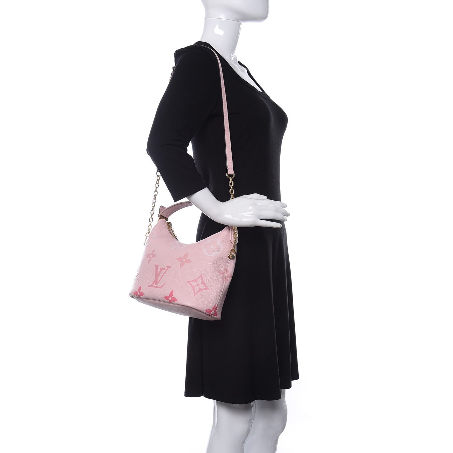 Empreinte Monogram Giant By The Pool Marshmallow Hobo PM Bouton De Rose