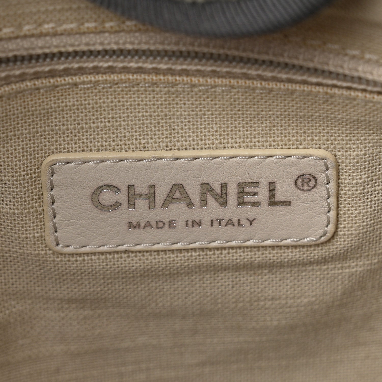 Chanel Mixed Fibers Small Deauville Tote Grey 7 of 12