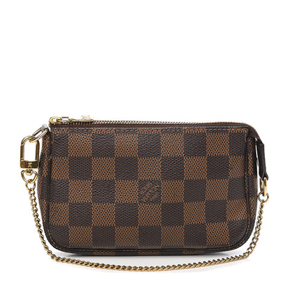 Louis Vuitton Damier Ebene Mini Pochette Accessories 1 of 8