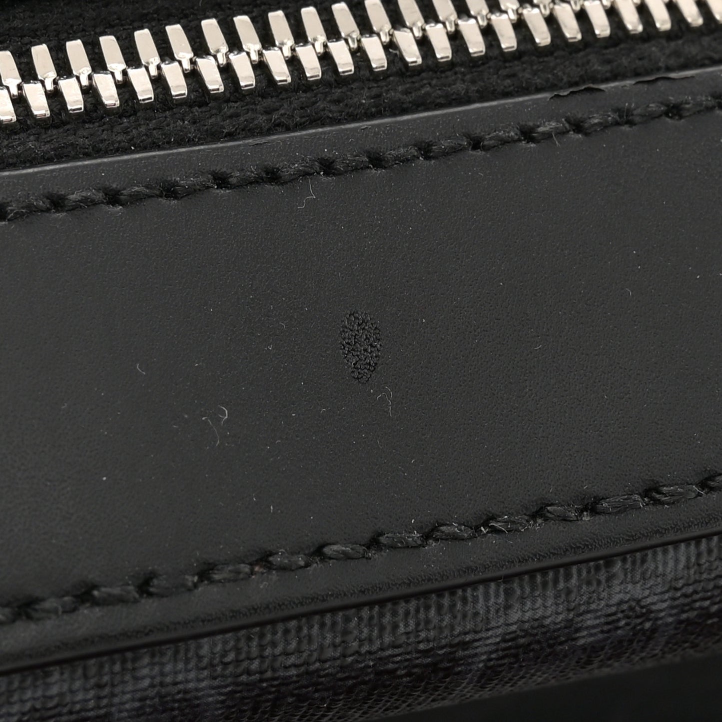 GG Supreme Monogram Web Shoulder Bag Black Grey