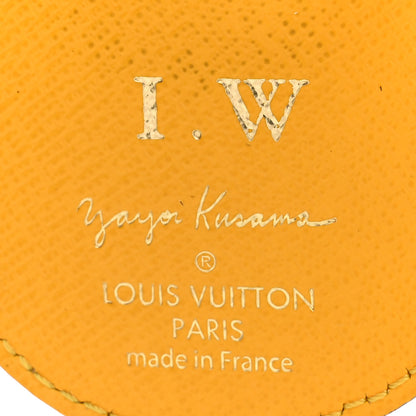 Louis Vuitton Monogram Kusama Town Key Ring Yellow 3 of 5