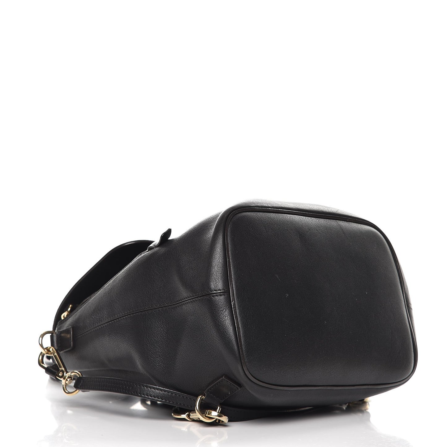 Suede Calfskin Medium Faye Backpack Black