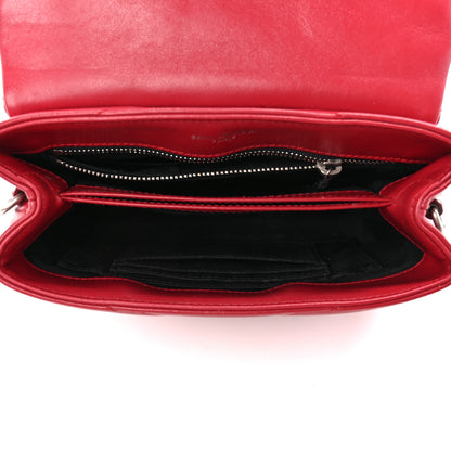 Saint Laurent Calfskin Y Quilted Monogram Toy Loulou Crossbody Bag New Lipstick 5 of 13
