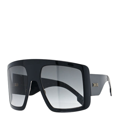 Christian Dior Acetate DiorSo Light 1 Shield Sunglasses Black 1 of 9