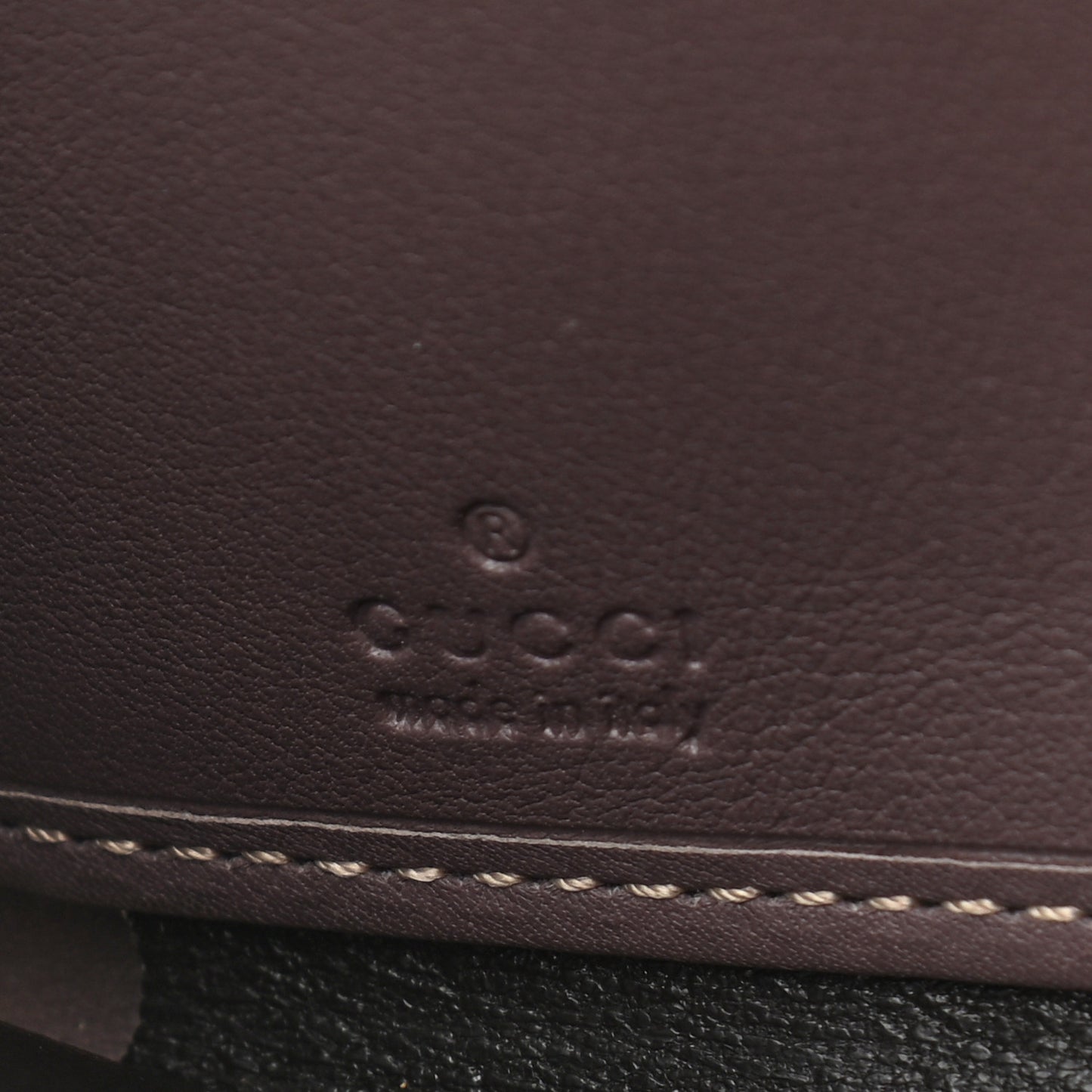 Guccissima Princy Zip Around Wallet Purple