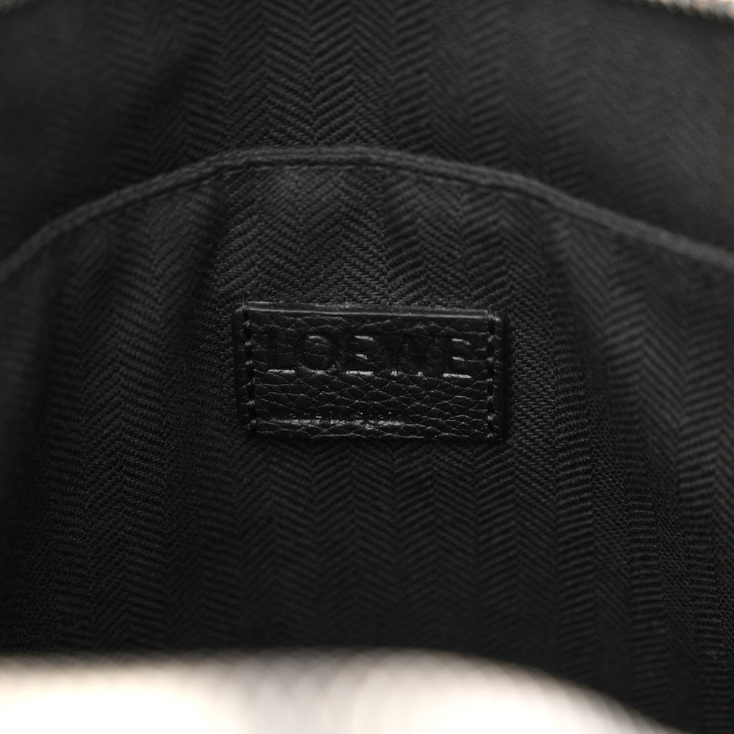 Grained Calfskin Military Backpack Black
