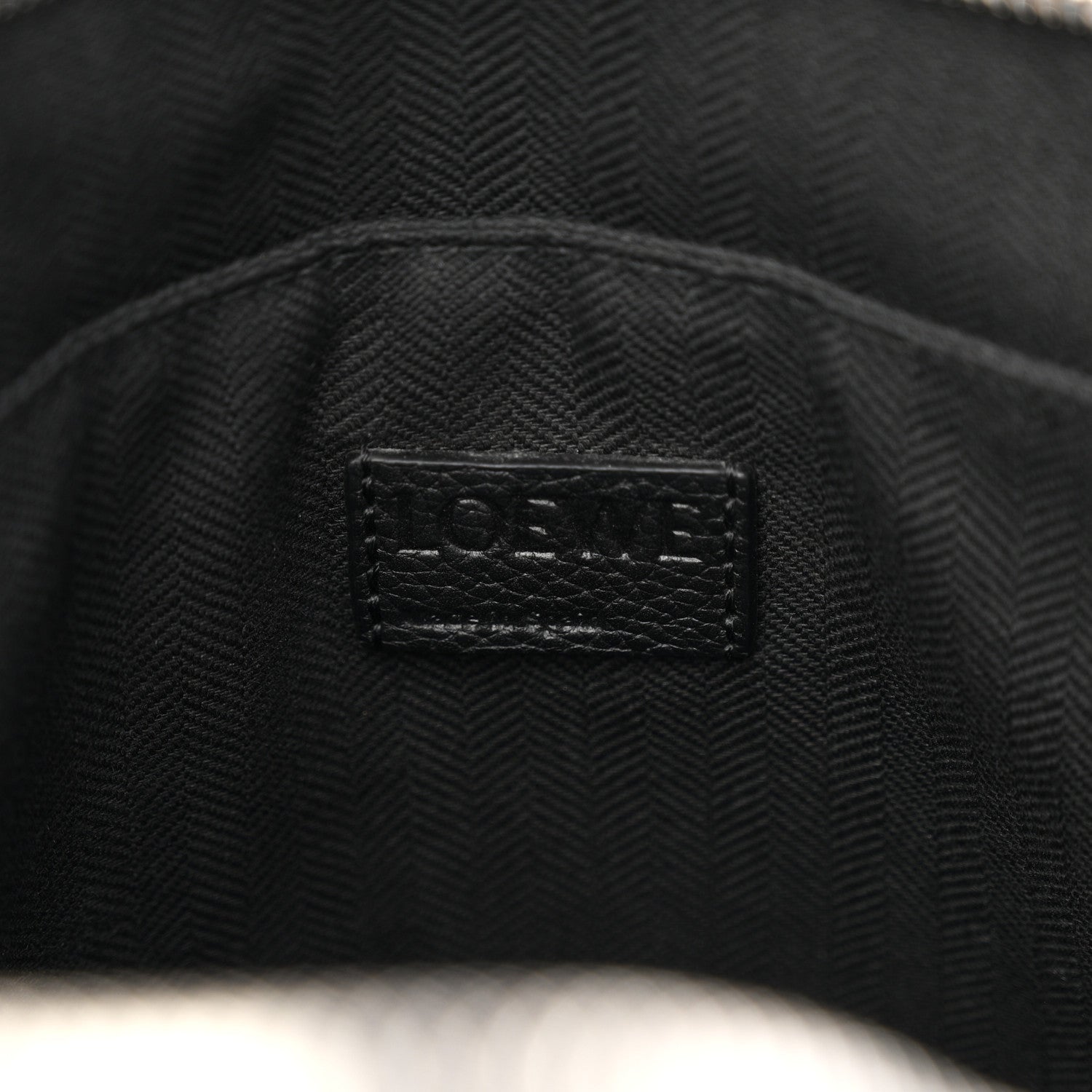 Loewe Grained Calfskin Military Backpack Black 5 of 8