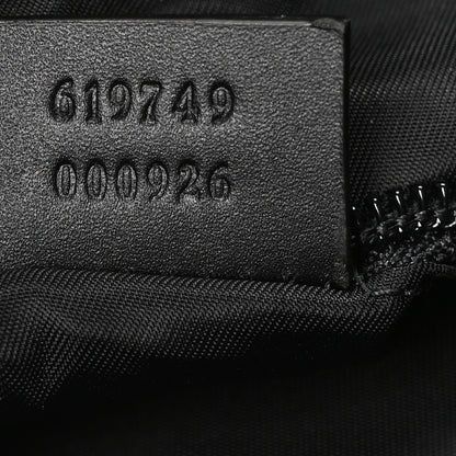 Gucci Techno Canvas Web Single Buckle Backpack Black 7 of 10