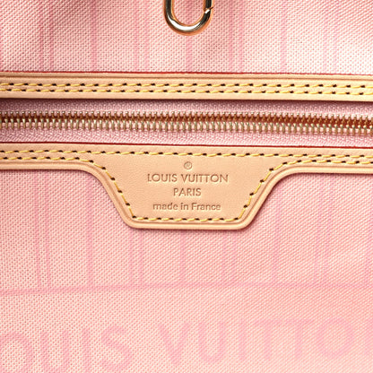 Louis Vuitton Damier Azur Neo Neverfull GM Rose Ballerine 7 of 9