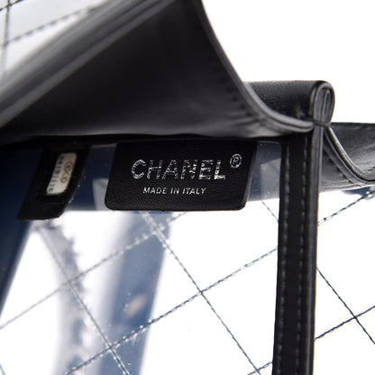 Chanel PVC Lambskin Quilted Beauty Lock Flap Black 6 of 12