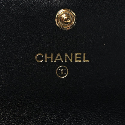 Chanel Lambskin Quilted Chanel 19 Flap Wallet Black 6 of 9