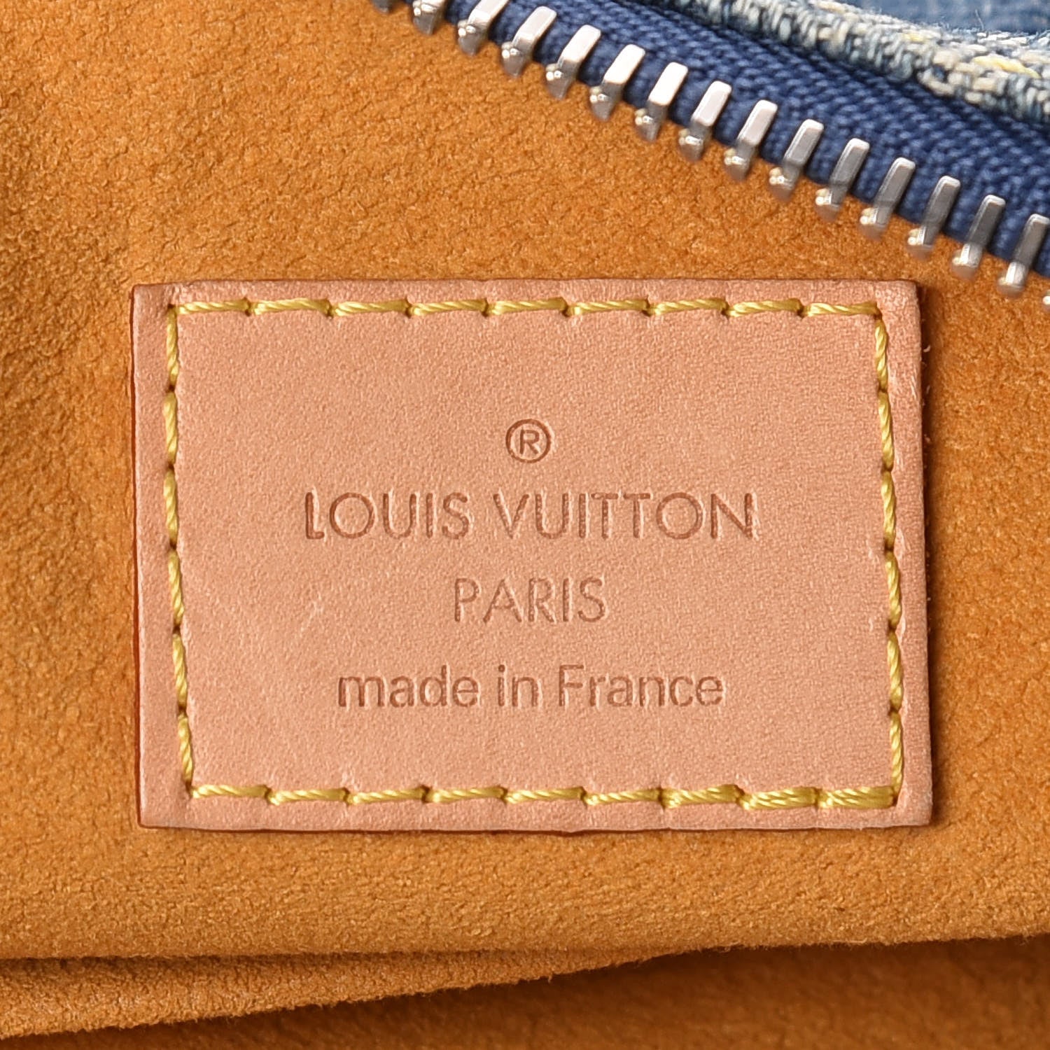 Louis Vuitton Monogram Denim Baggy PM Blue 9 of 17