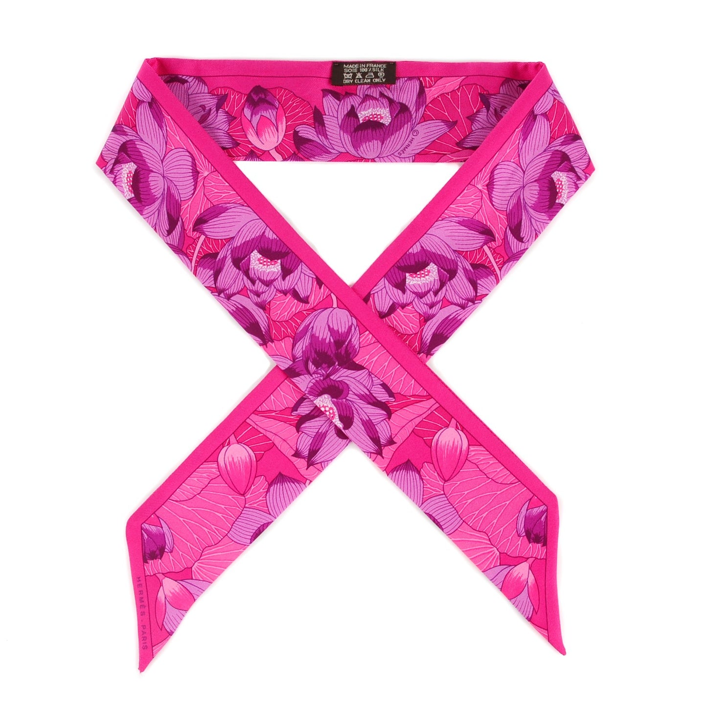 Silk Fleurs de Lotus Twilly Rose Indien Fuchsia Violet