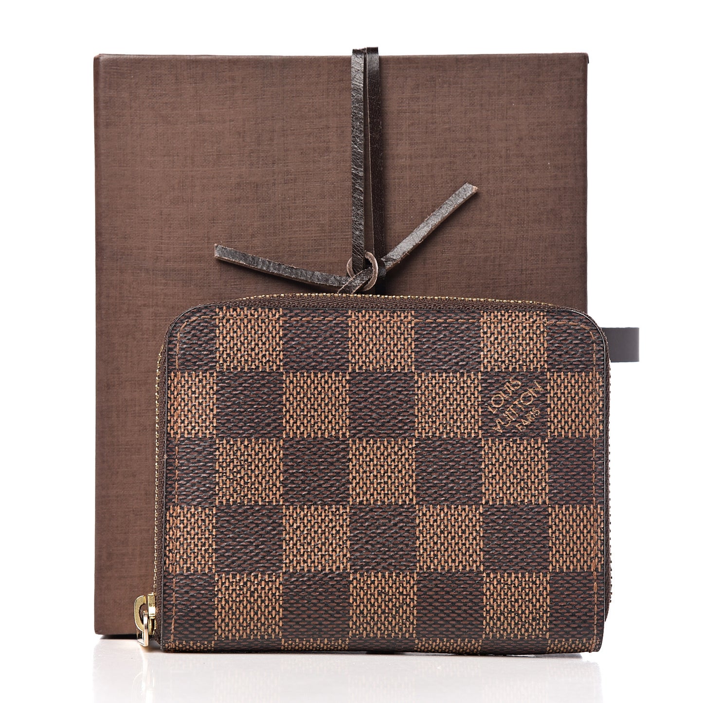 Damier Ebene Zippy Coin Purse