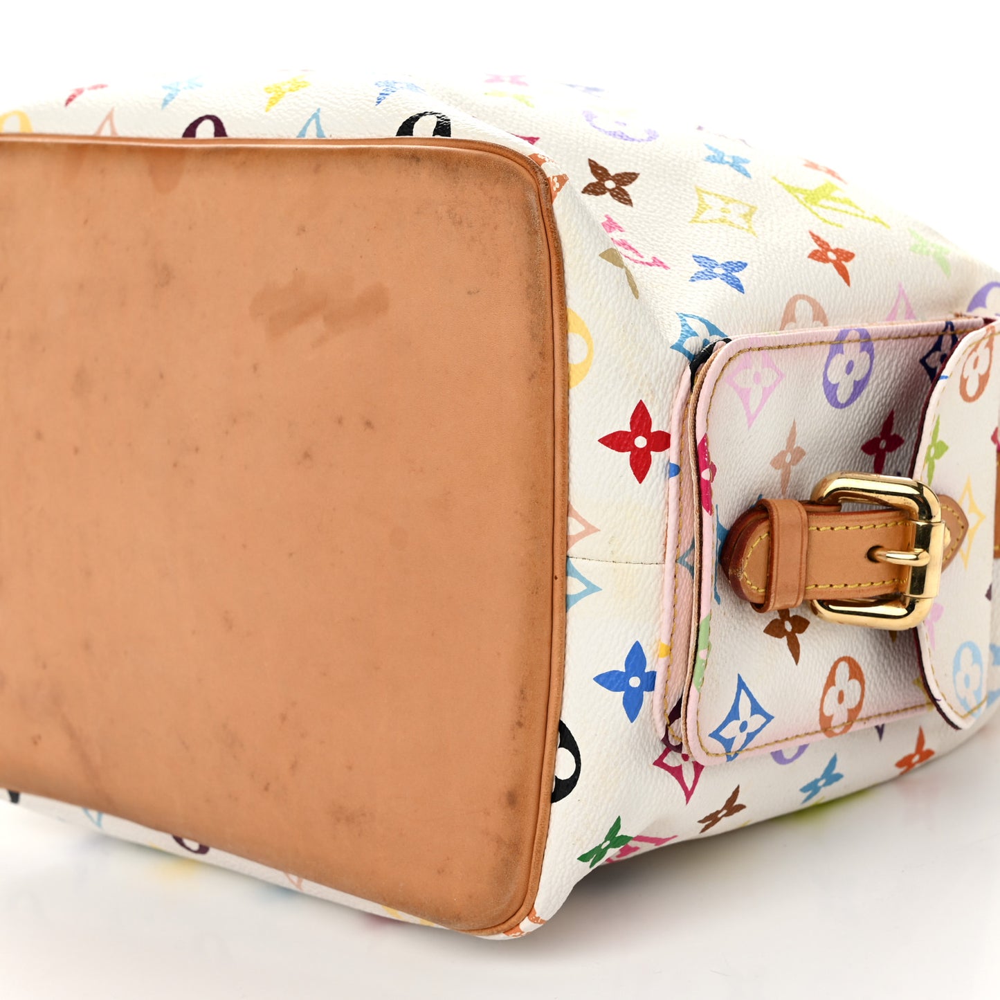 Monogram Multicolor Petit Noe White
