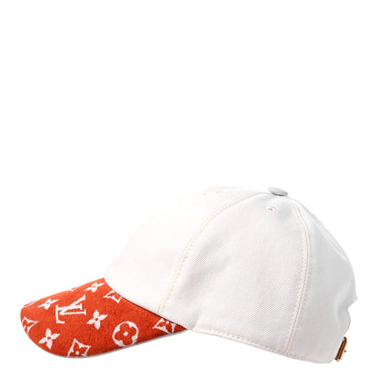 Louis Vuitton Cotton Jacquard Weave LV Match Cap M Terracotta 3 of 9