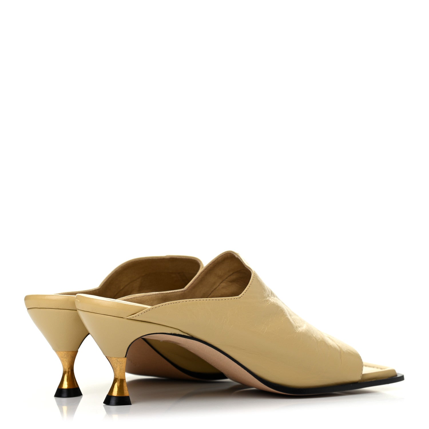 Bottega Veneta Crunch Lux Slide Sandals 38 Tapioca 4 of 7