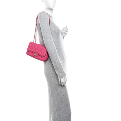 Chanel Lambskin Quilted Mini Mademoiselle Chic Flap Pink 2 of 15