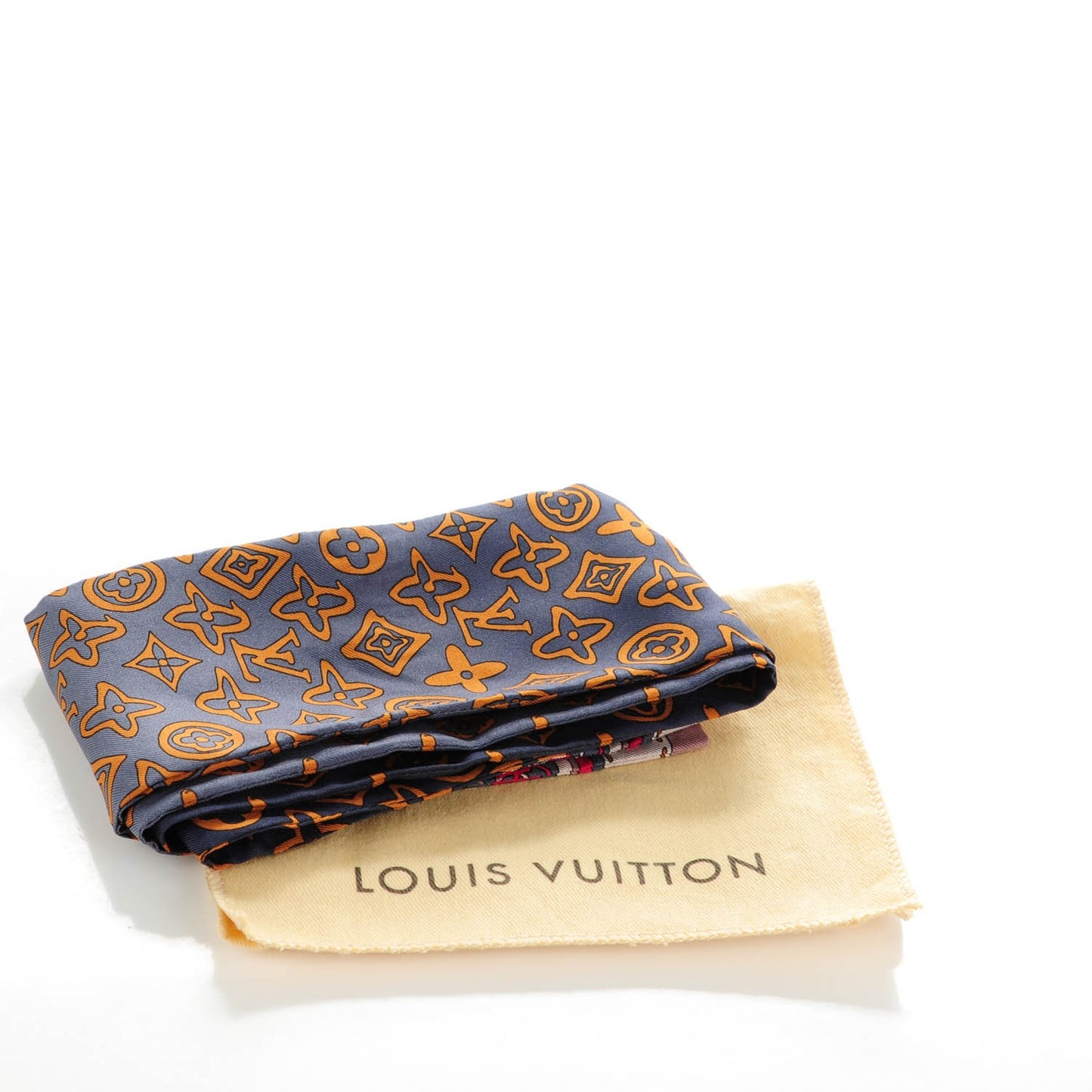 Silk Monogram Map Bandeau Quetsche