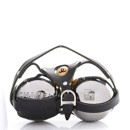 Chanel Metal Lambskin Petanque Boules and Jack Set 1 of 7
