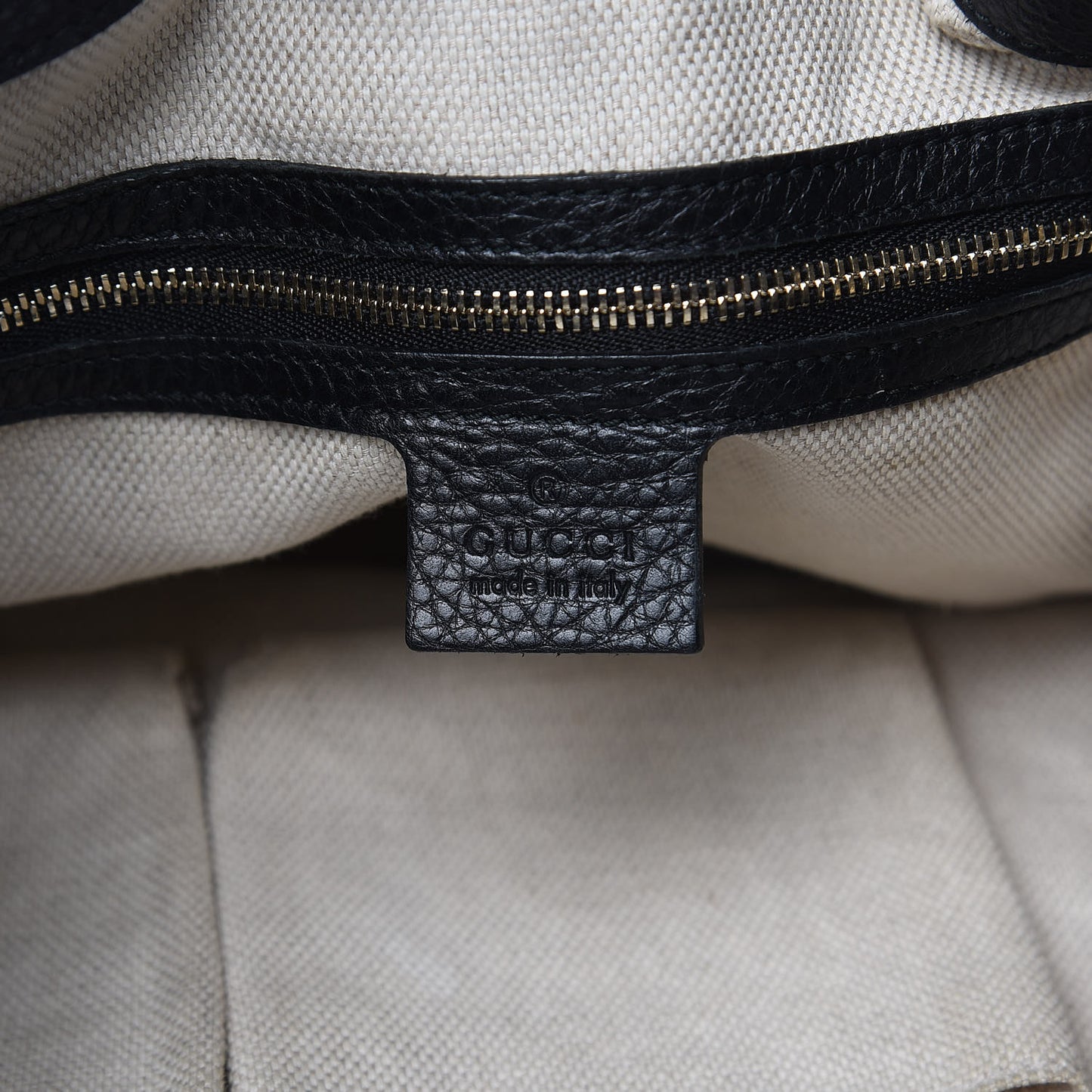 Pebbled Calfskin Medium Soho Chain Shoulder Bag Black