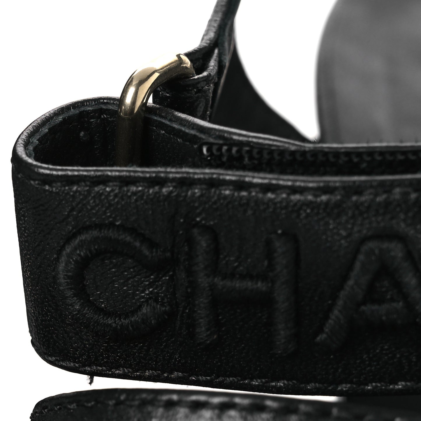 Lambskin CC Turnlock Sandals 40 Black