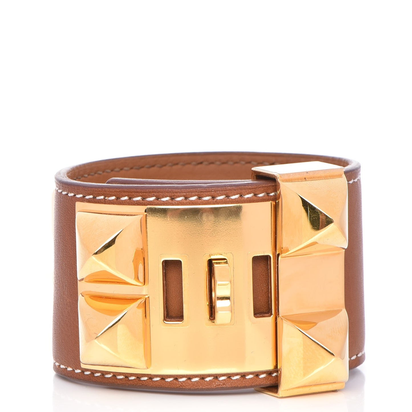 Barenia Collier De Chien CDC Bracelet S Fauve