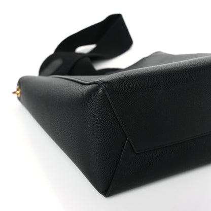 Celine Soft Grained Calfskin Small Sangle Bucket Bag Black 8 of 9