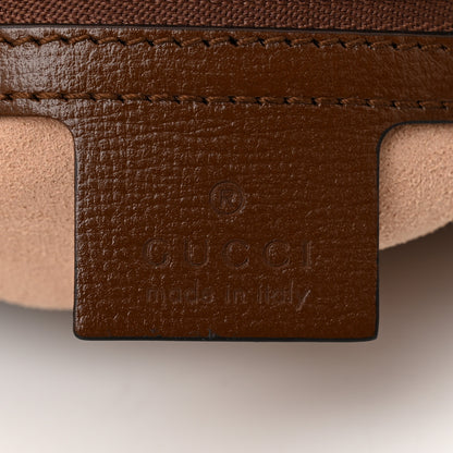 Gucci GG Supreme Monogram Azalea Calfskin Web Small Jackie 1961 Hobo Beige Ebony Brown Sugar 6 of 10