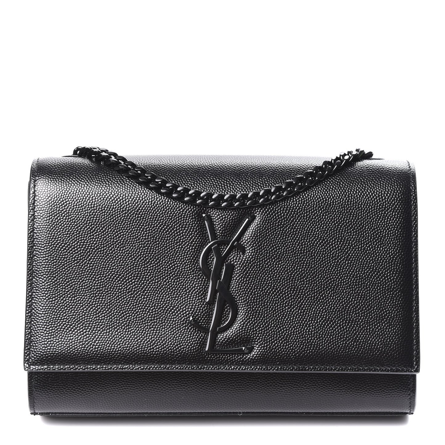 Grain De Poudre Small Monogram Kate Satchel Black