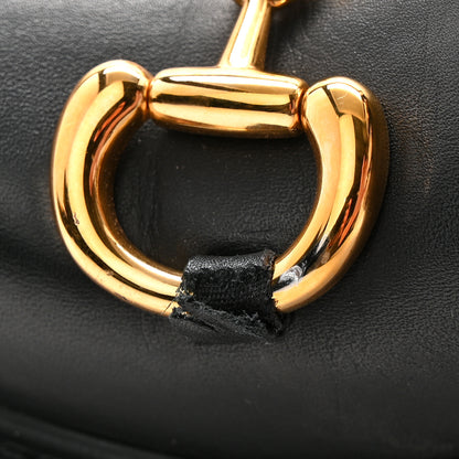 Gucci Flores Calfskin Horsebit Chain Ankle Boots 35.5 Black 11 of 12