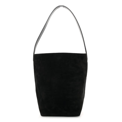 The Row Suede Calfskin Medium N/S Park Tote Black 1 of 12