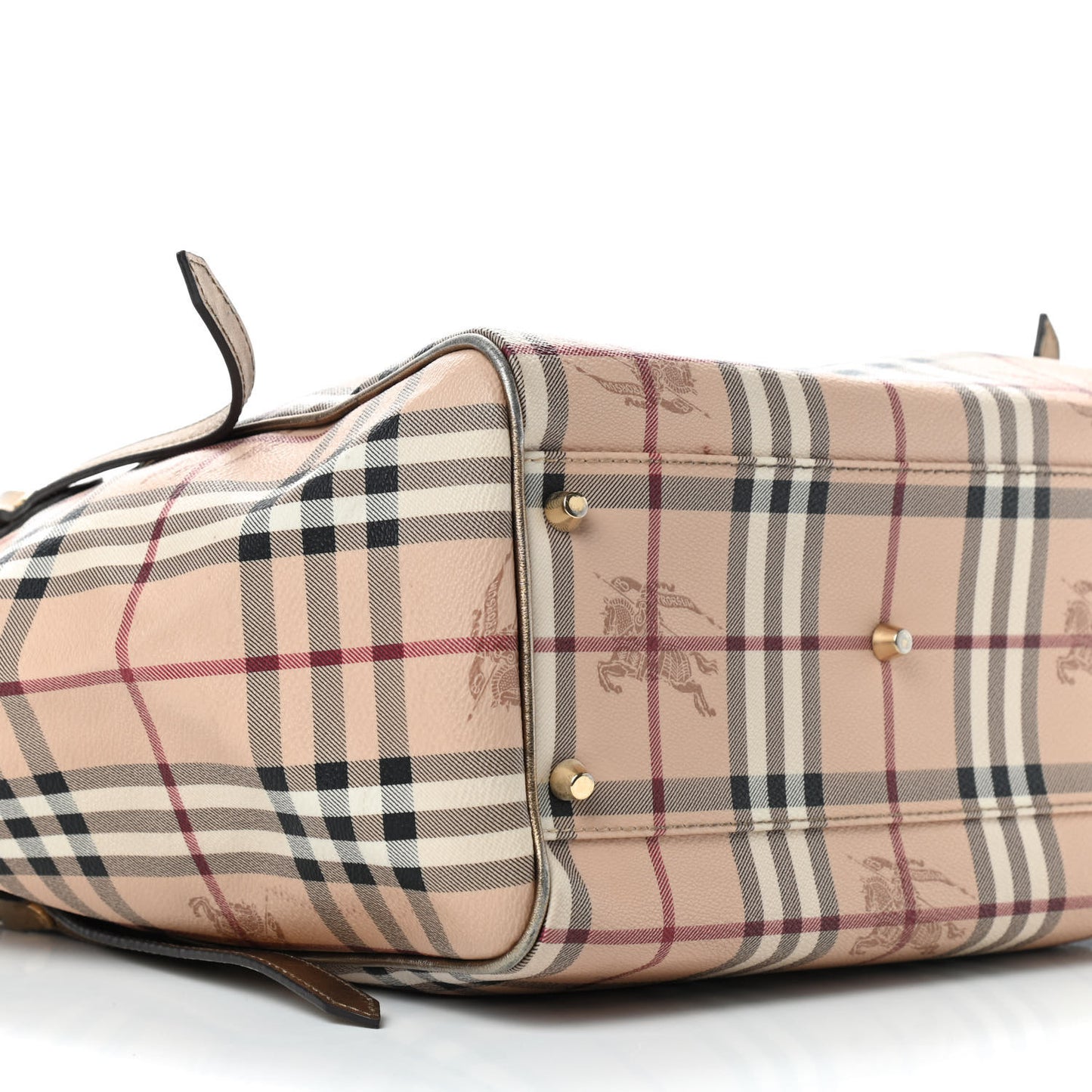 Haymarket Check Small Canterbury Tote Gold