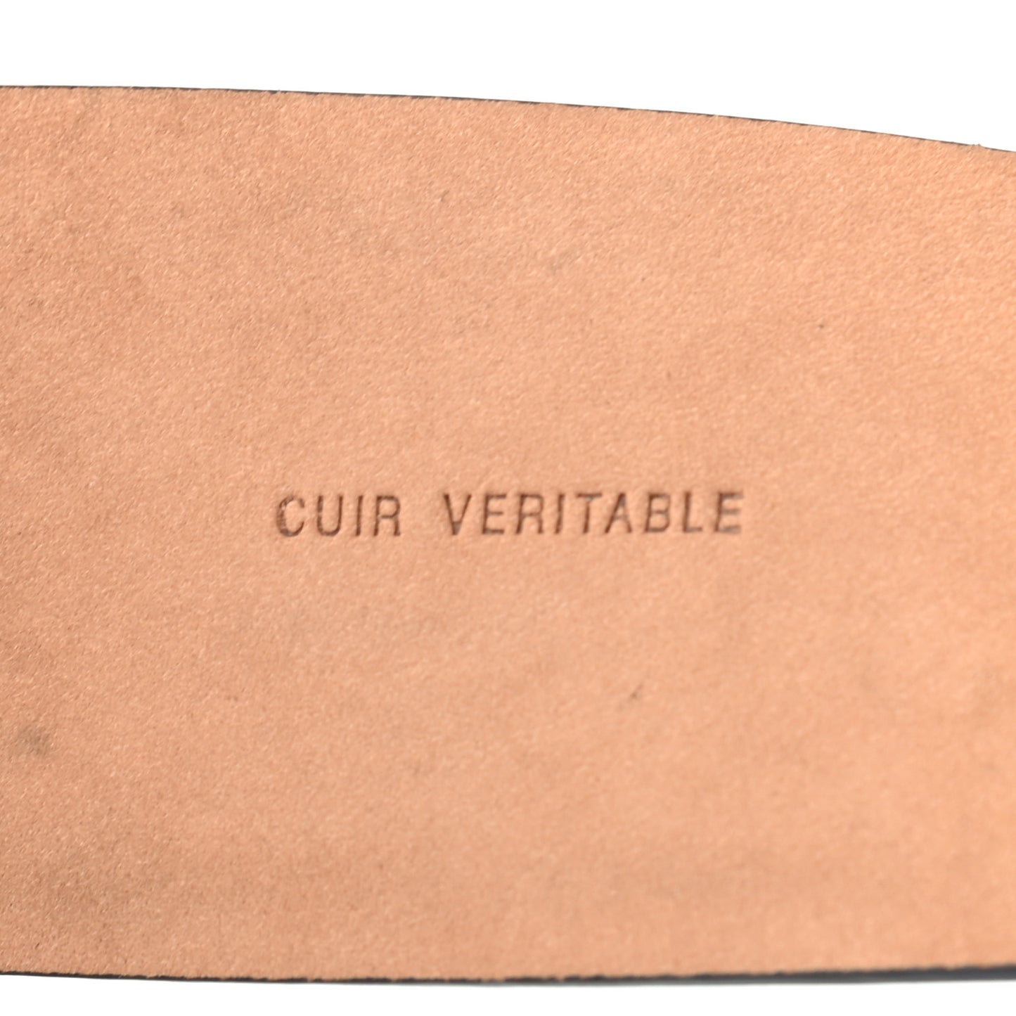 Suede CC Belt 38 Black