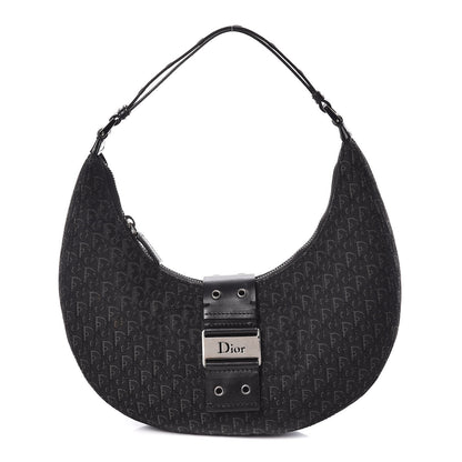 Christian Dior Monogram Street Chic Hobo Black 1 of 9