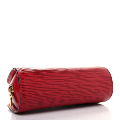 Louis Vuitton Epi Dauphine 17 Cosmetic Pouch Castillan Red 3 of 4