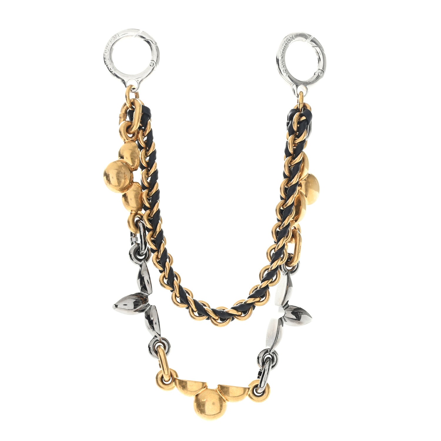 Louis Vuitton Metal Chain Belt and Bag Charm 1 of 4