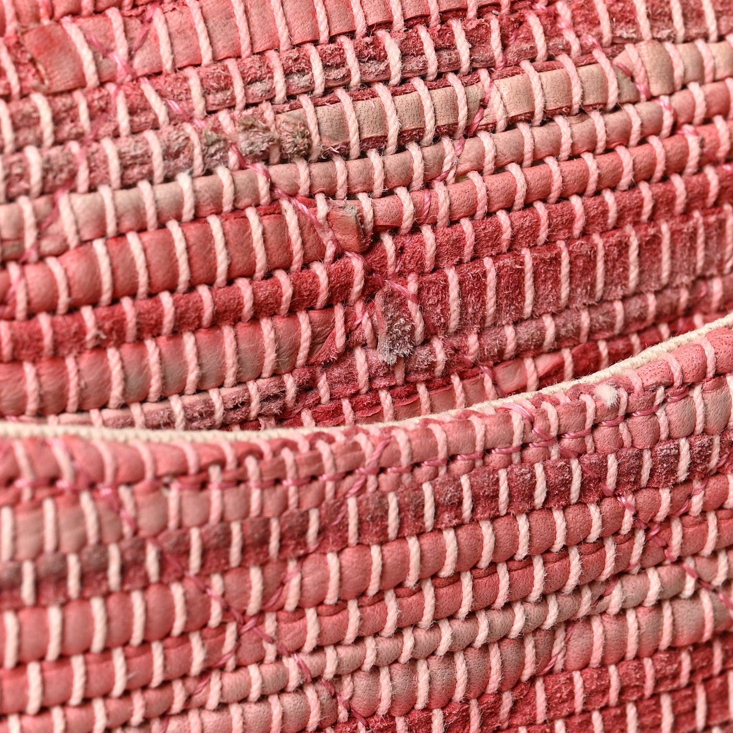 Tweed Single Flap Pink
