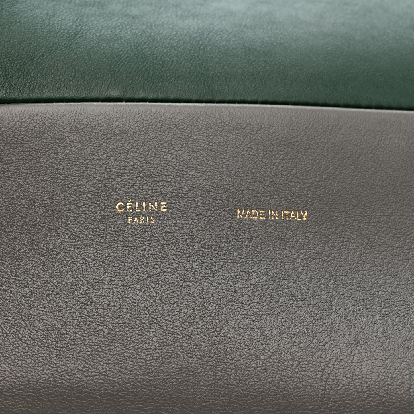 Calfskin All Soft Shoulder Bag Black Grey Green