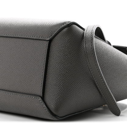 Celine Grained Calfskin Nano Belt Bag Grey 9 of 9