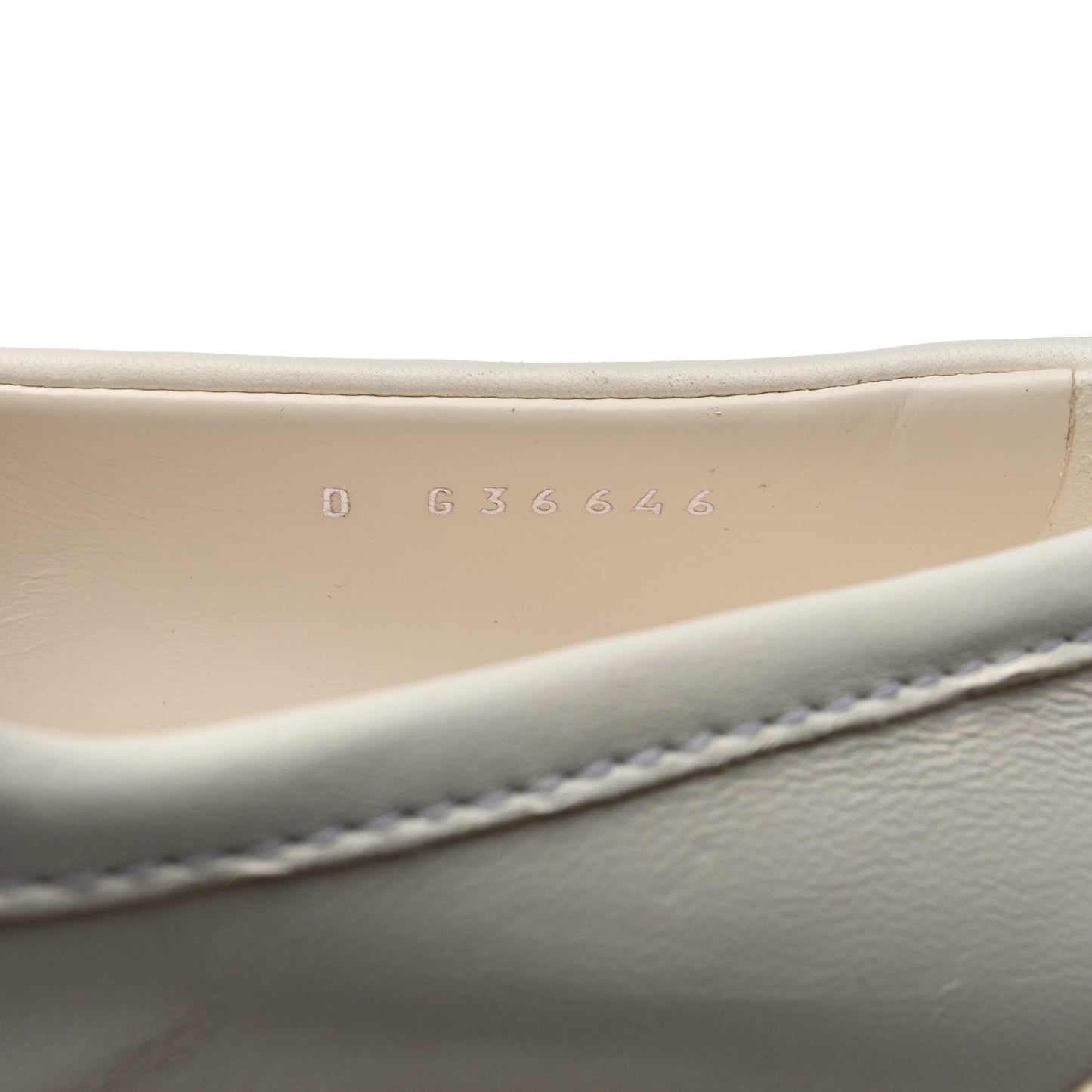 Lambskin Quilted CC Turnlock Loafers 37.5 White