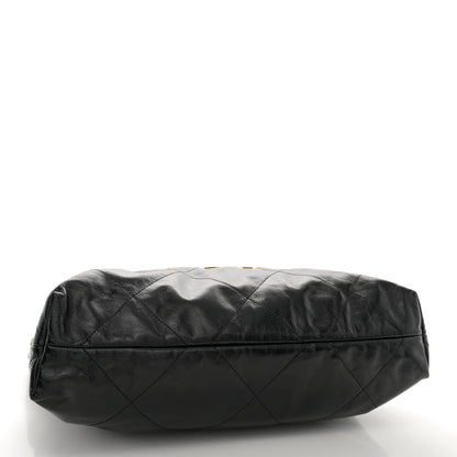 Chanel Shiny Calfskin Quilted Chanel 22 Black 5 of 11